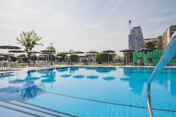 Aquagym lessons in Hotel at Milano Marittima